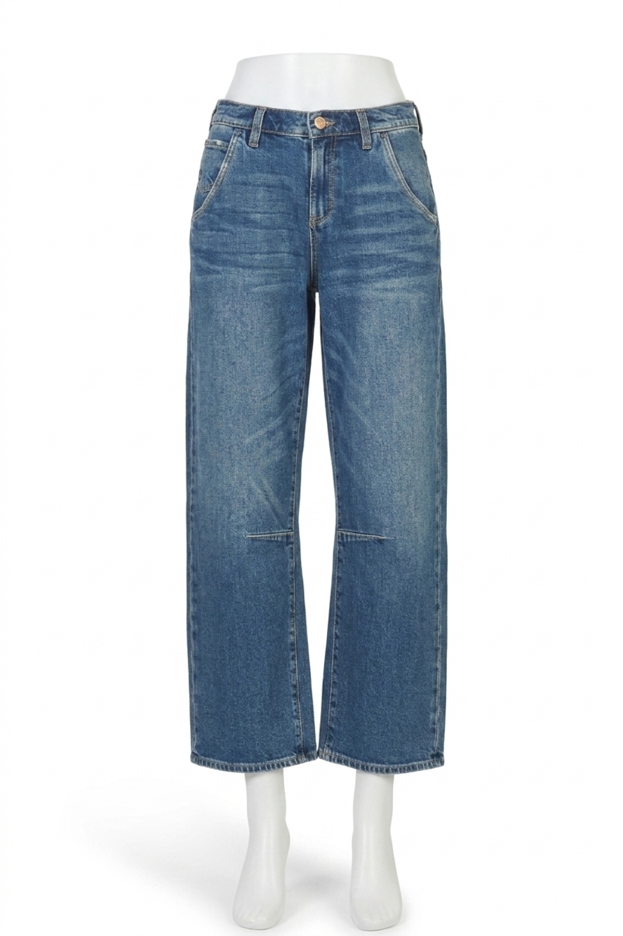 NEW DEAR JOHN DENIM teddi barrel leg jeans in blue